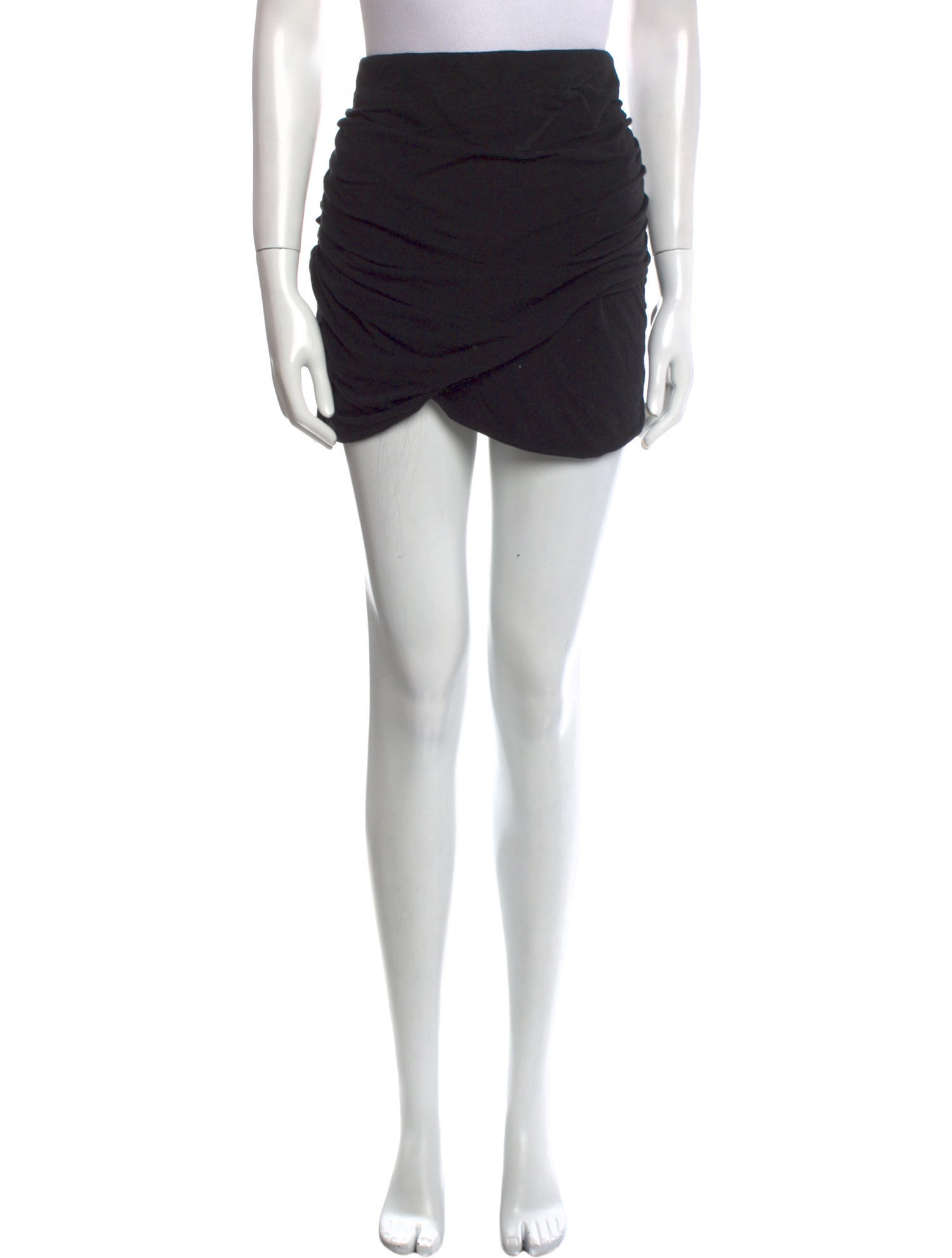 James Perse Ruffle Embellishment Mini Skirt