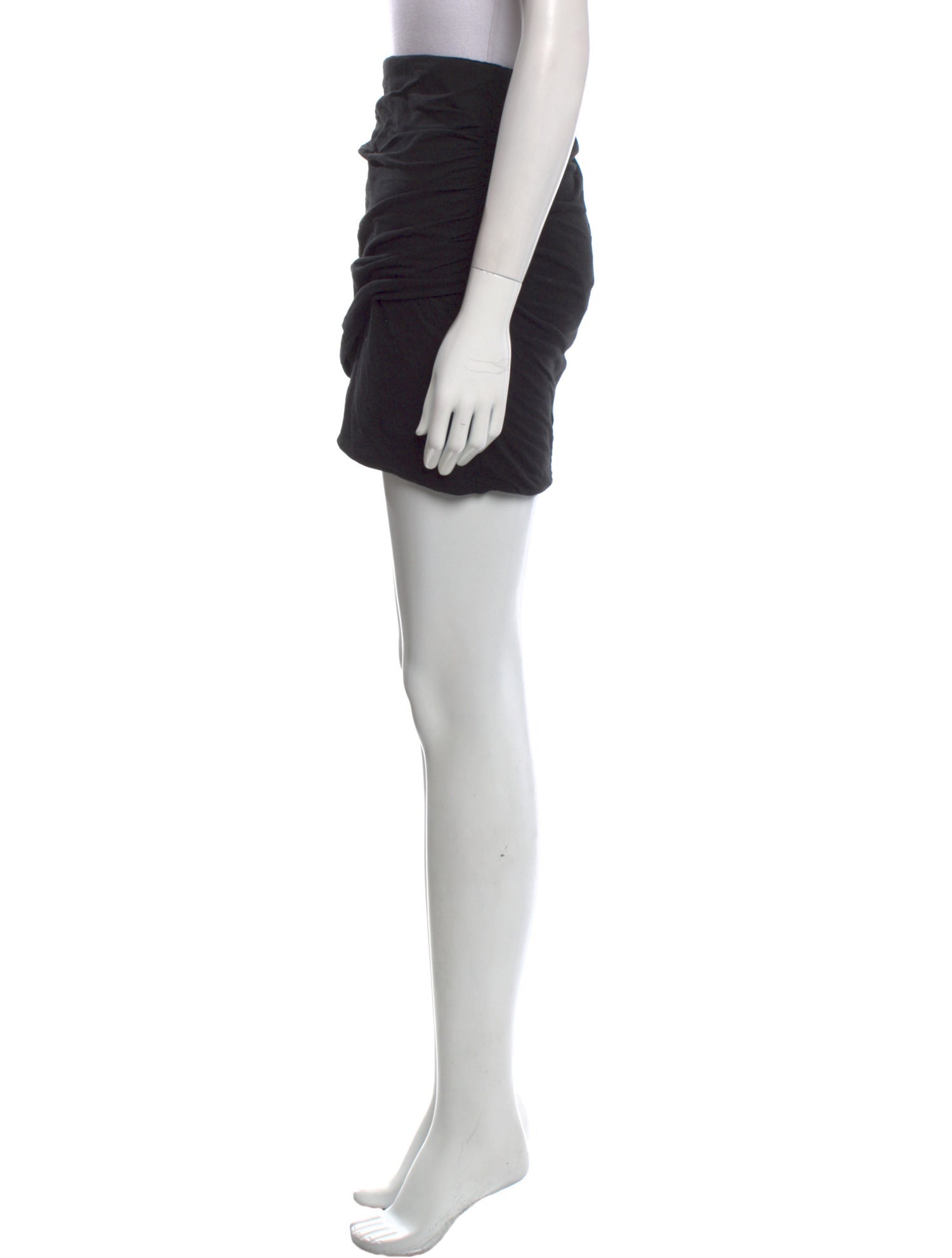 James Perse Ruffle Embellishment Mini Skirt