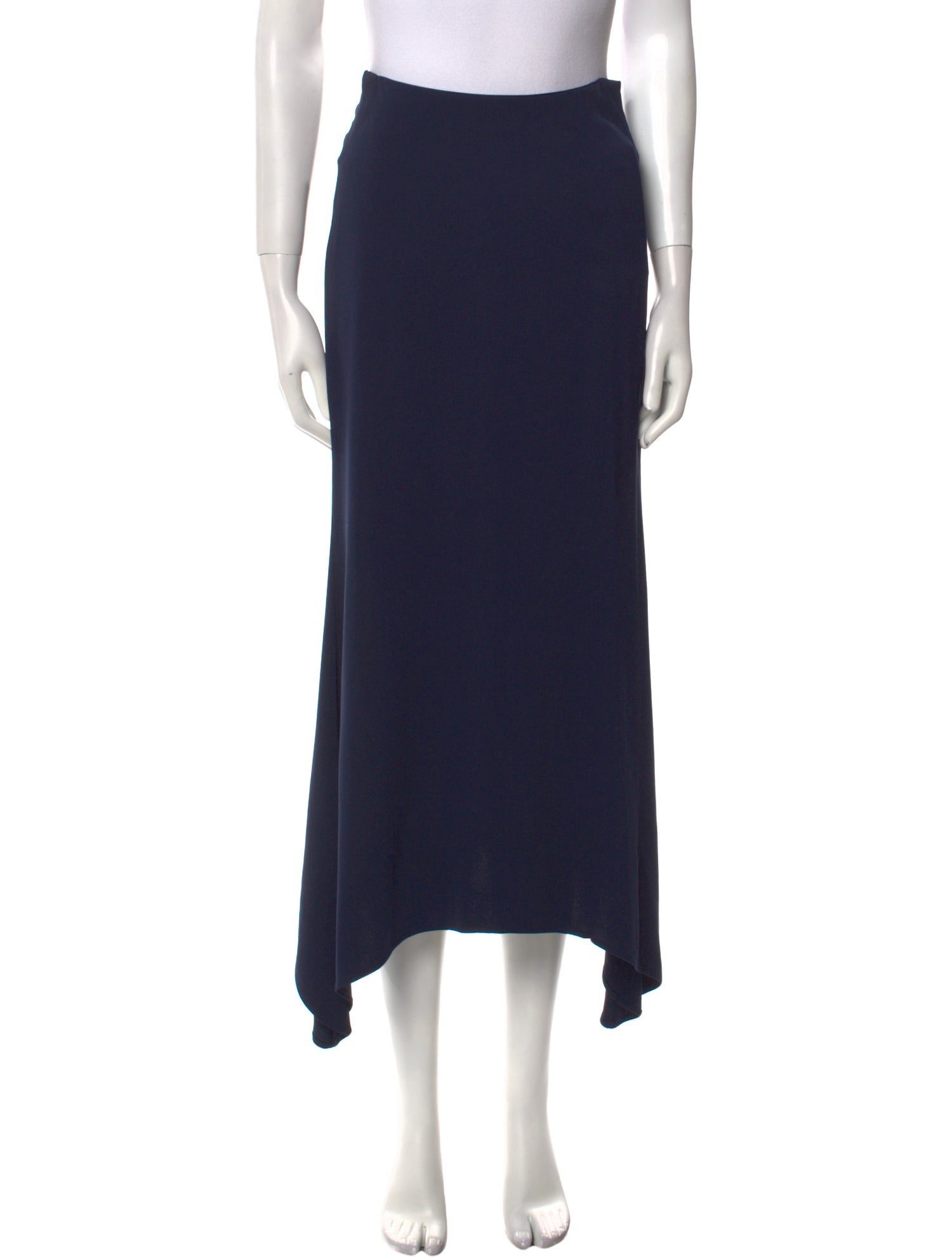 James Perse Cutout Accent Midi Length Skirt