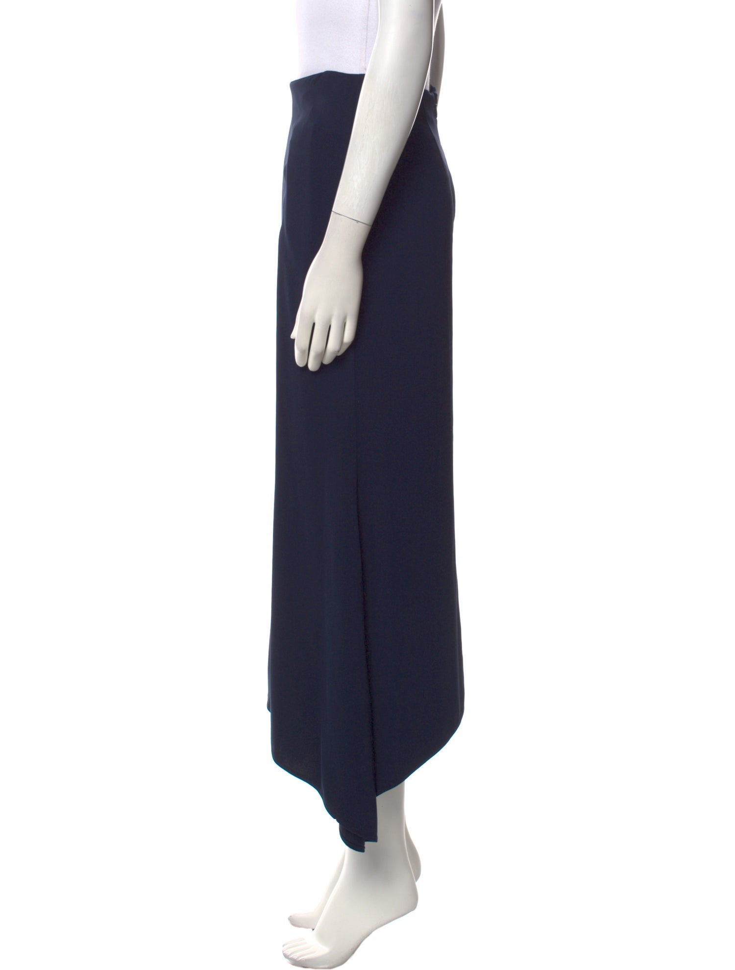 James Perse Cutout Accent Midi Length Skirt