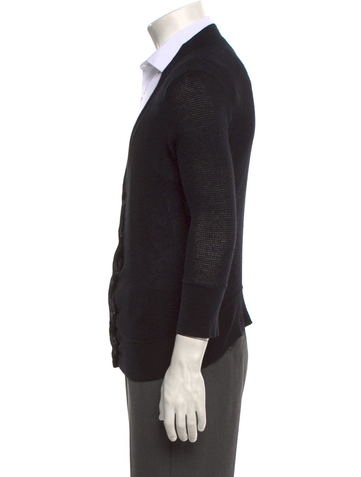 James Perse Printed V-Neck Cardigan