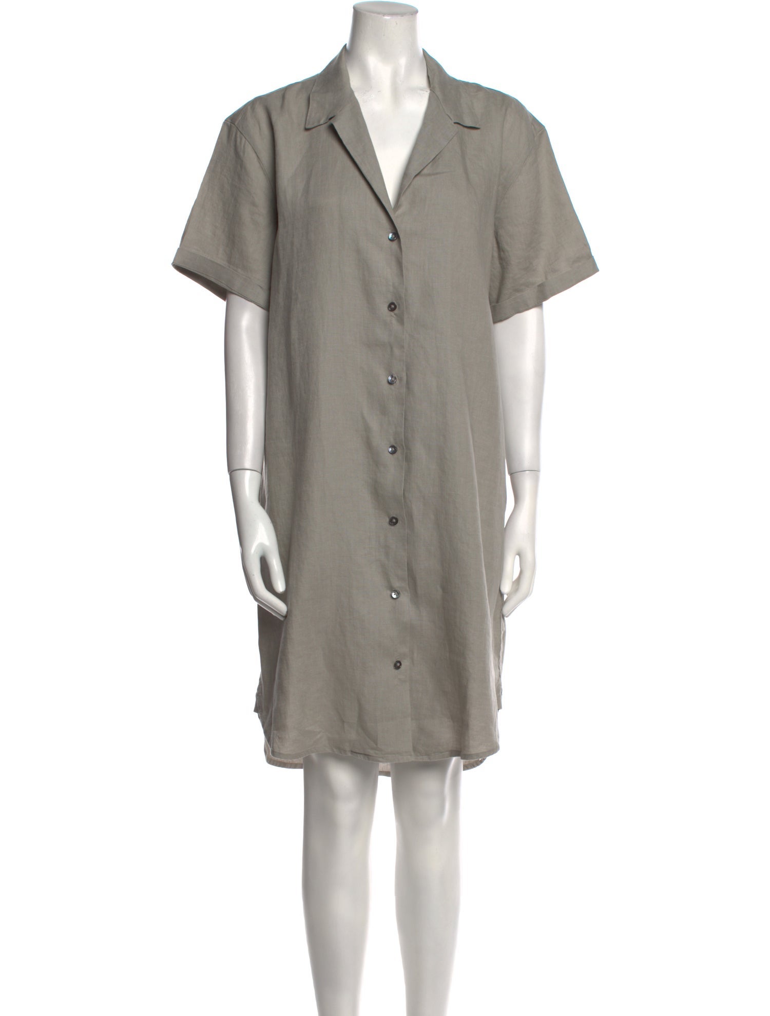 James Perse Linen Knee-Length Dress