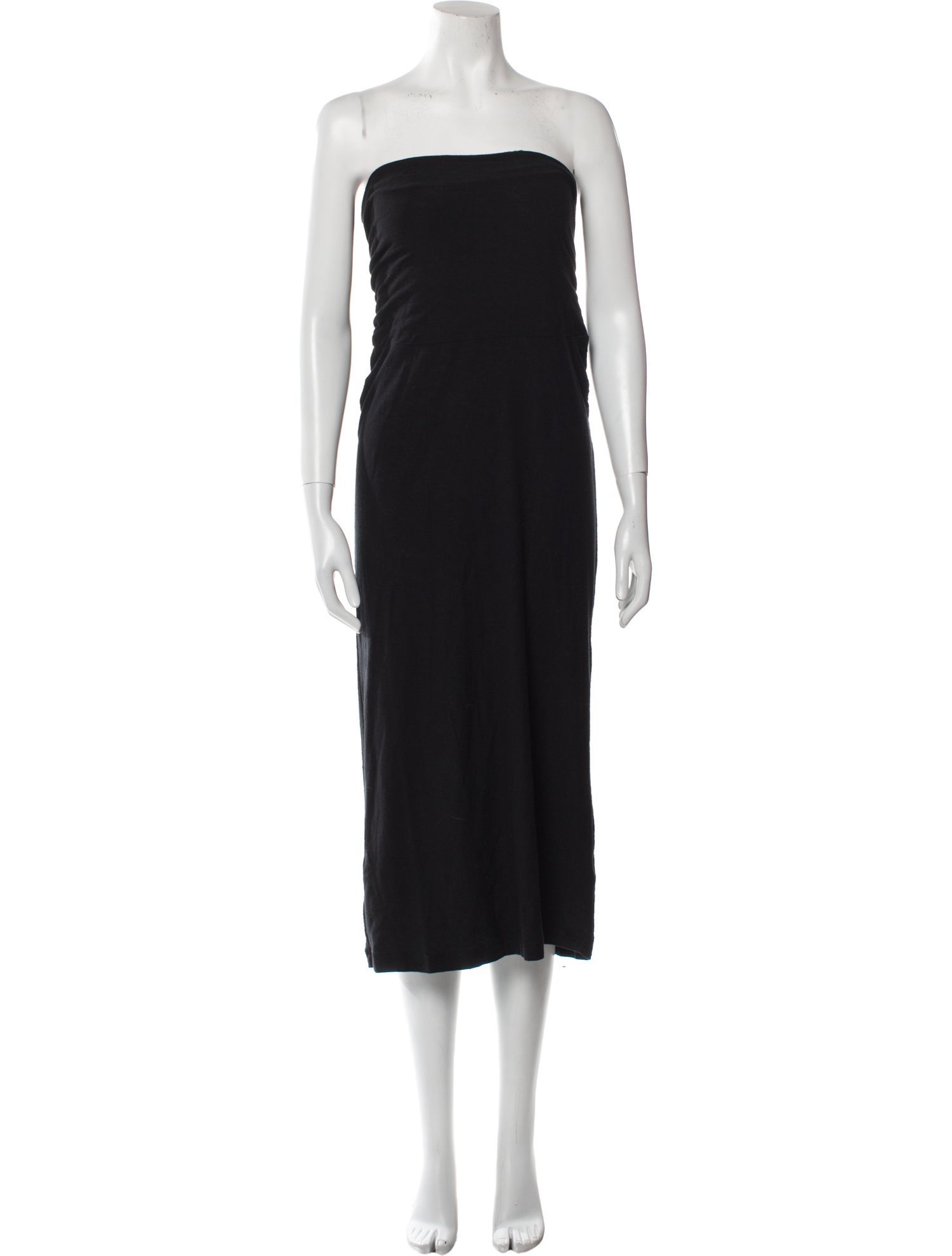 James Perse Strapless Midi Length Dress