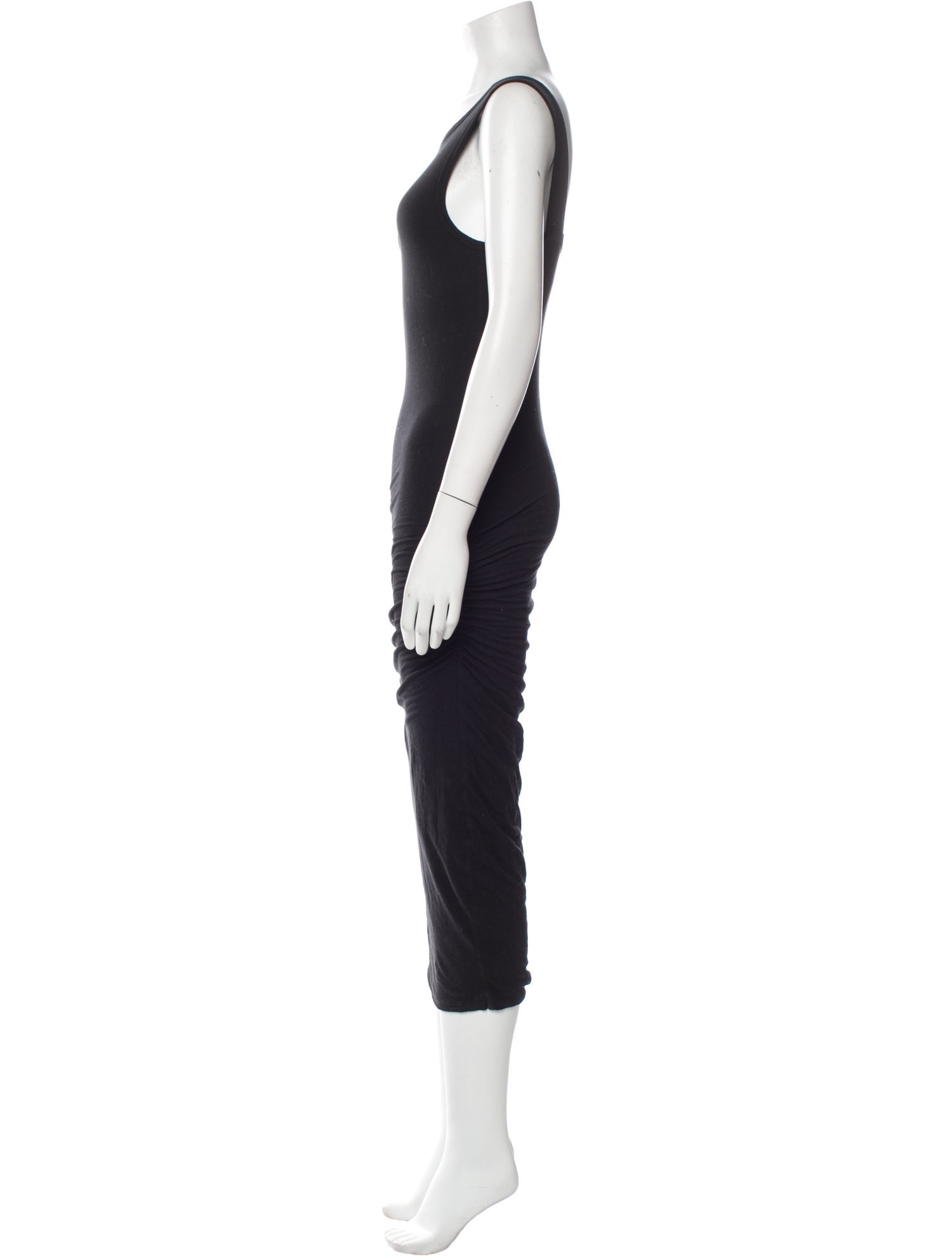 James Perse Scoop Neck Midi Length Dress