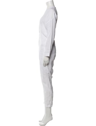 James Perse Linen Crew Neck Jumpsuit