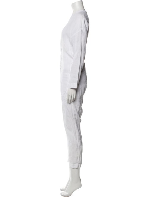 James Perse Linen Crew Neck Jumpsuit