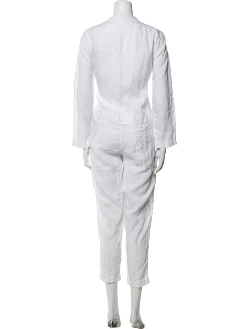 James Perse Linen Crew Neck Jumpsuit