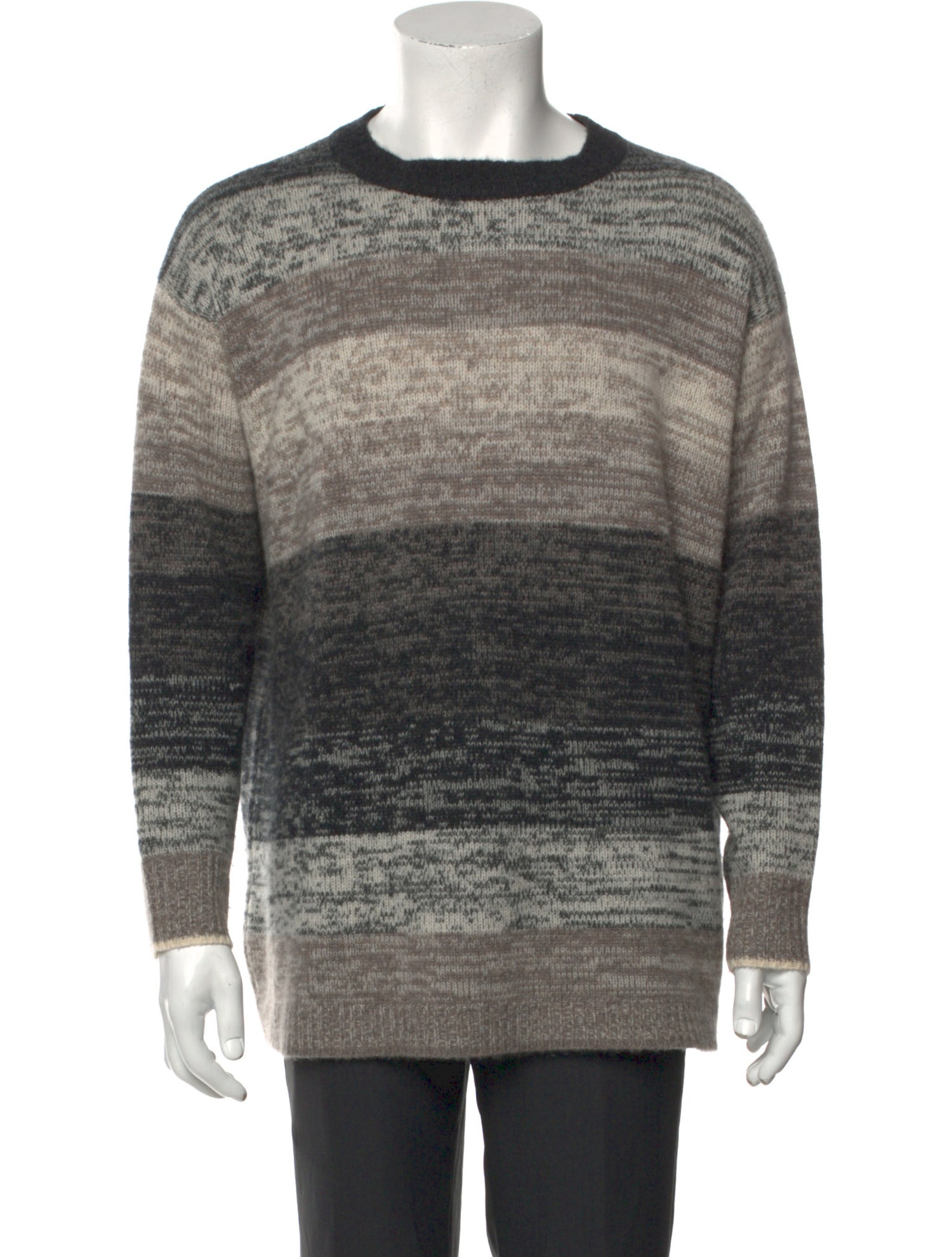 James Perse Cashmere Striped Pullover