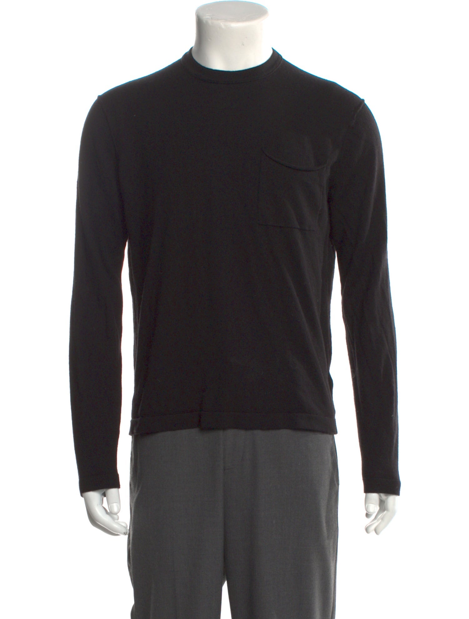 James Perse Wool Crew Neck Pullover
