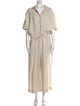 James Perse Linen V-Neck Jumpsuit