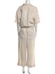 James Perse Linen V-Neck Jumpsuit