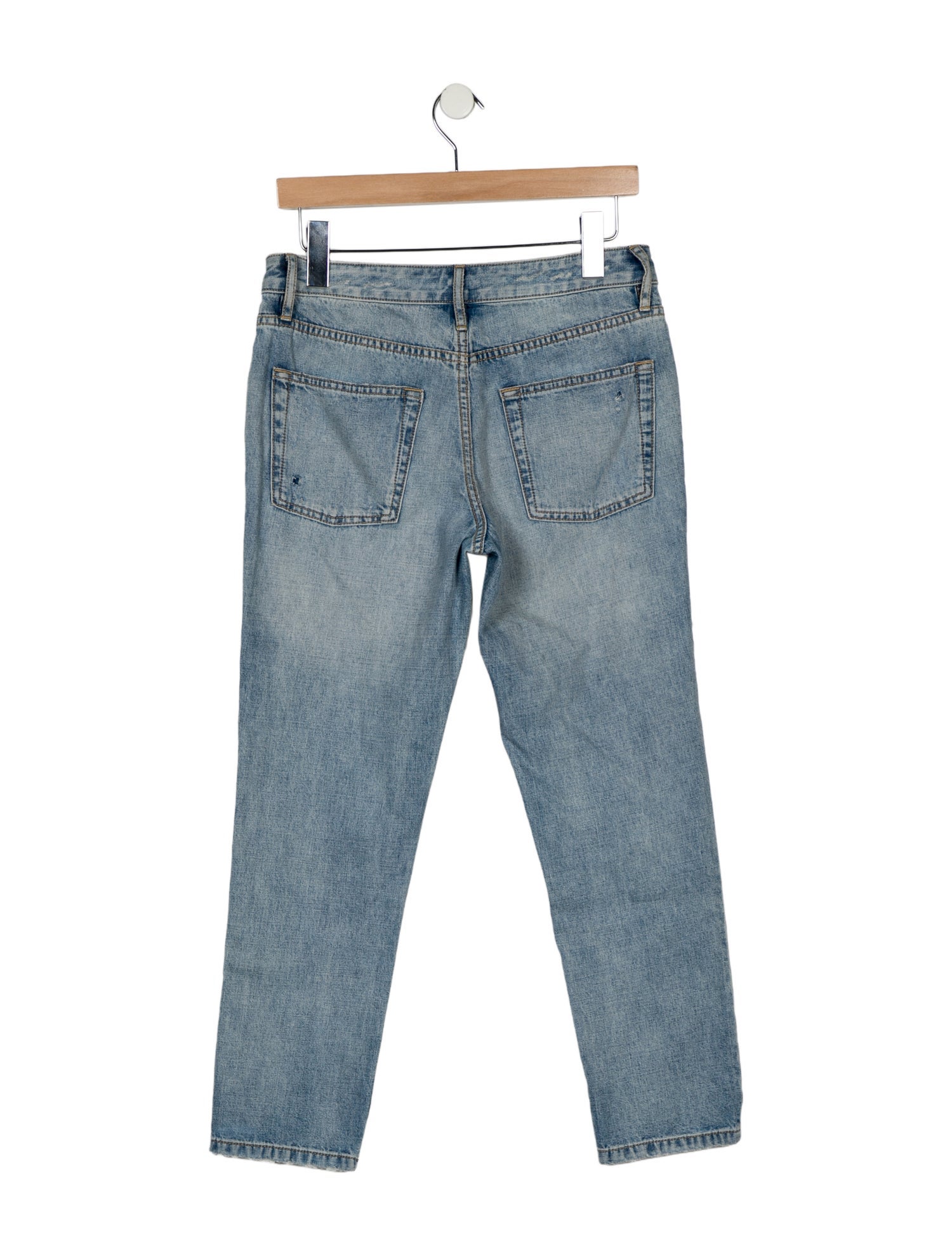 James Perse Mid-Rise Straight Leg Jeans