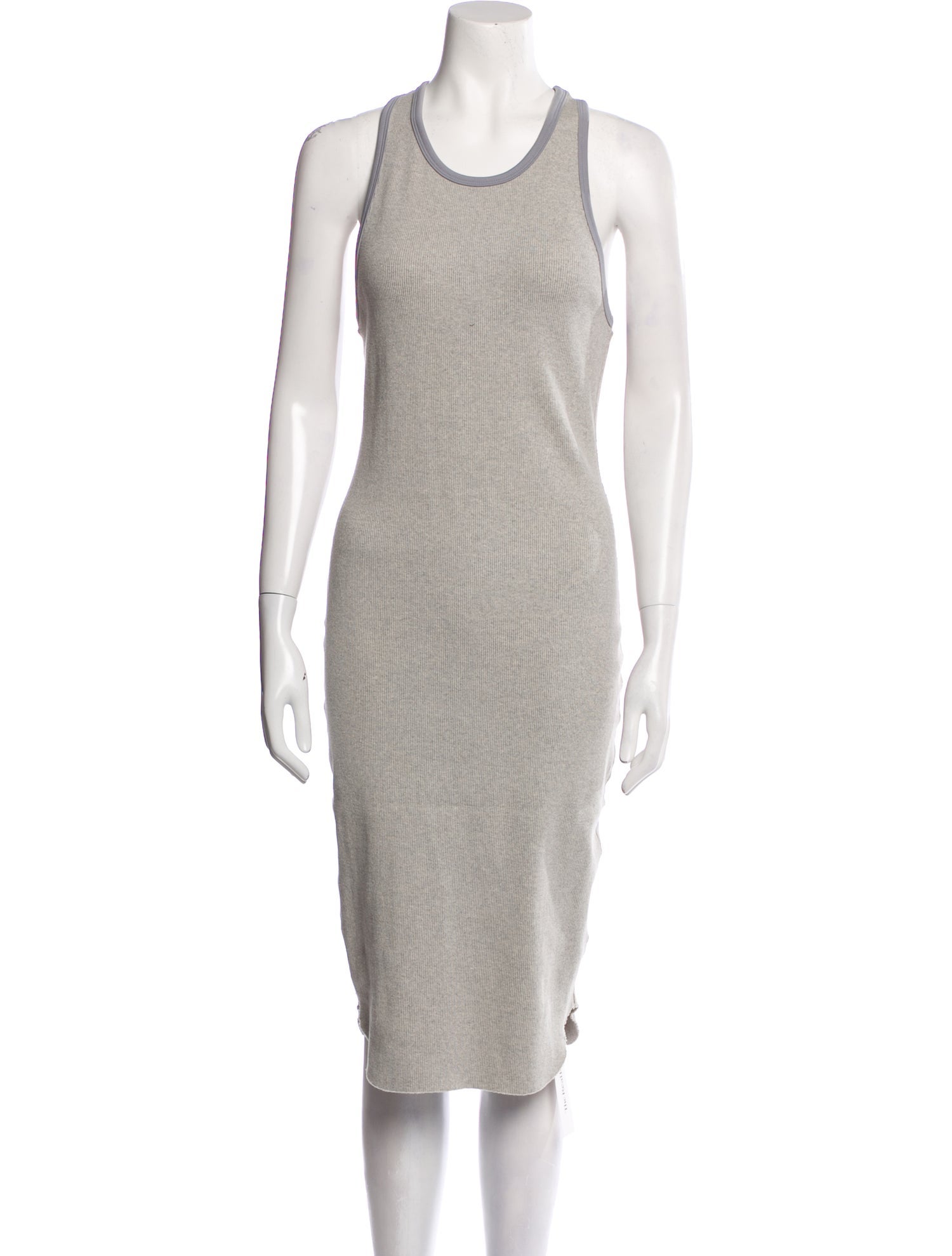 James Perse Scoop Neck Midi Length Dress