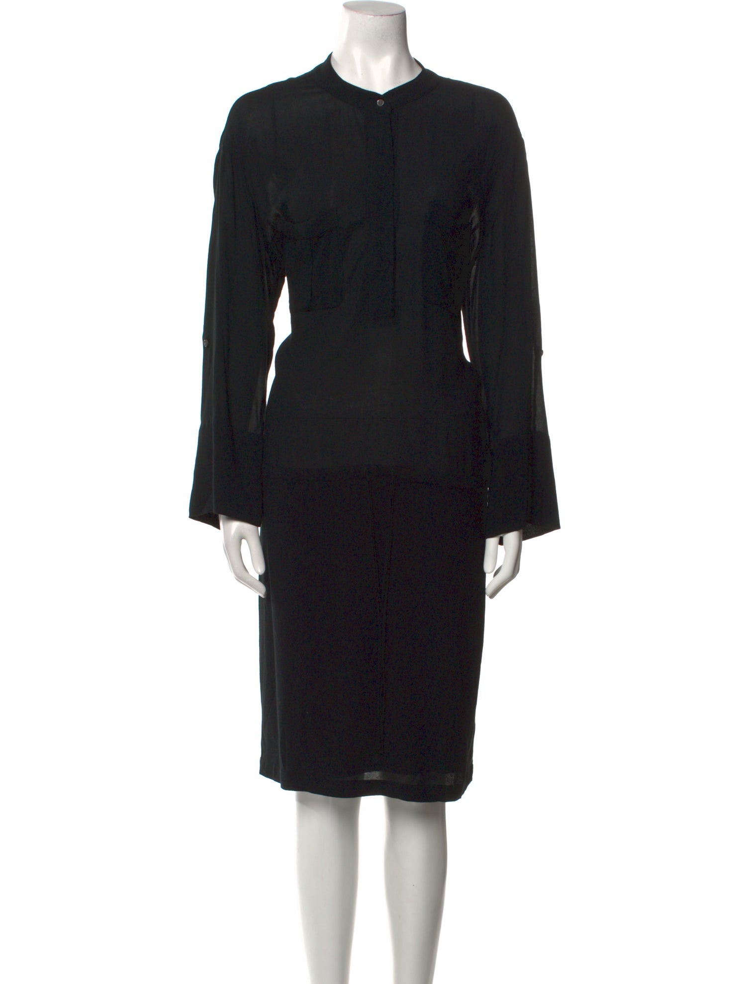 James Perse Crew Neck Knee-Length Dress