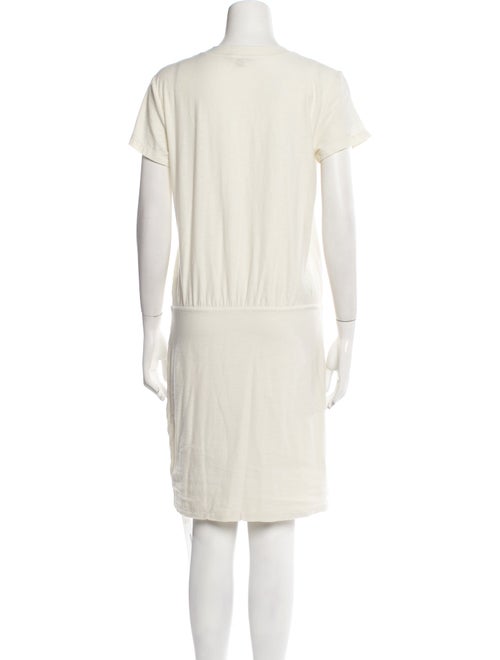 James Perse V-Neck Knee-Length Dress