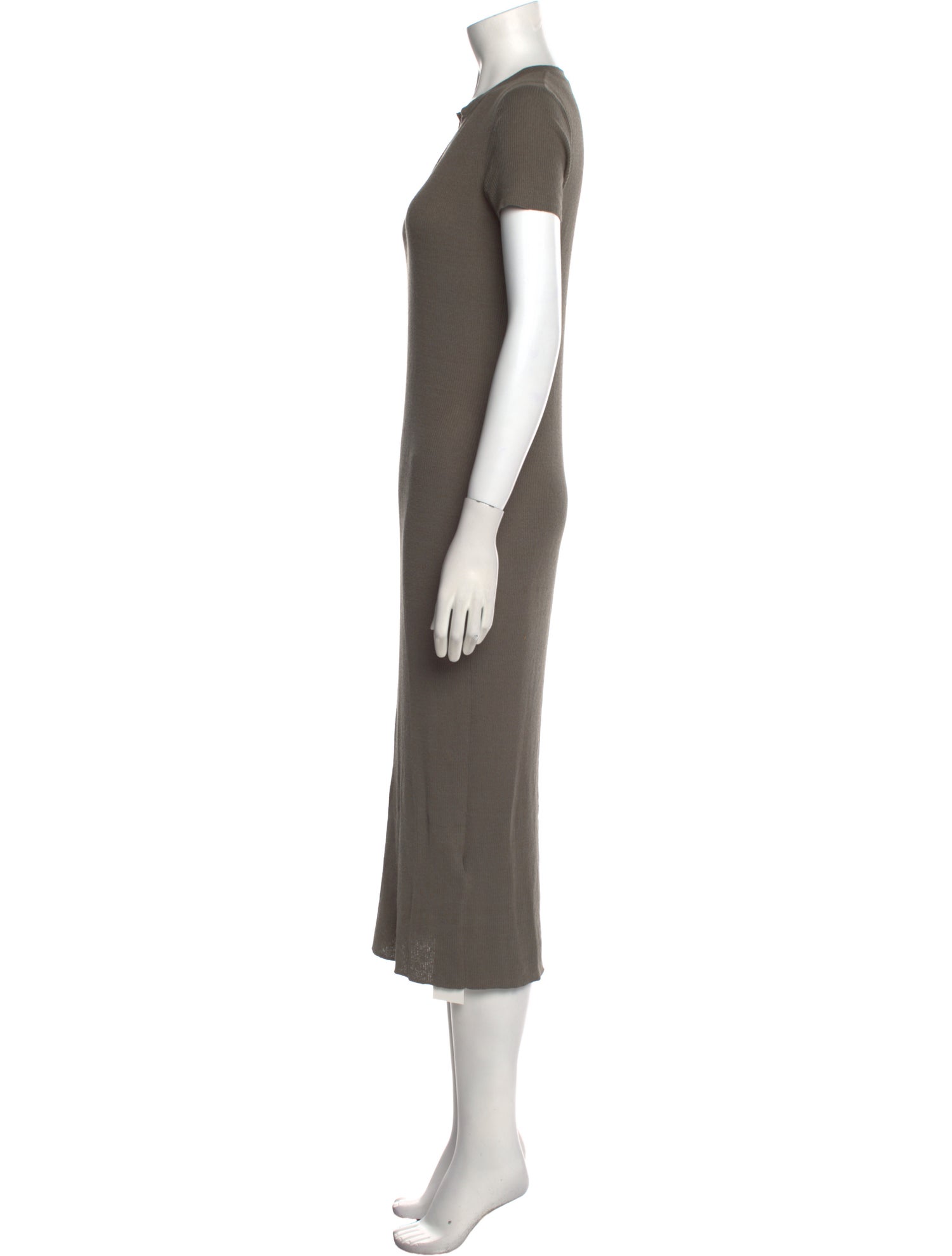 James Perse Linen Midi Length Dress