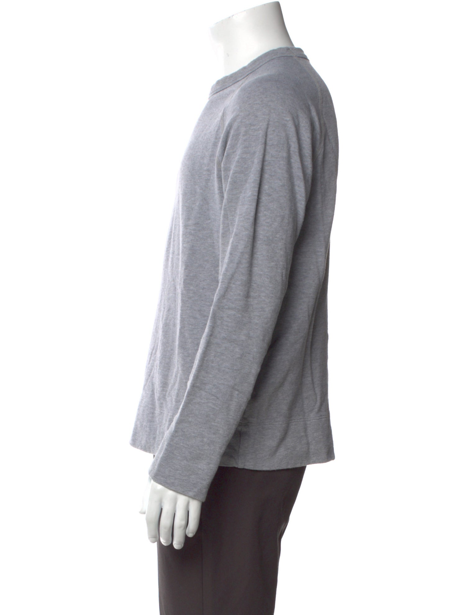 James Perse Crew Neck Long Sleeve Pullover