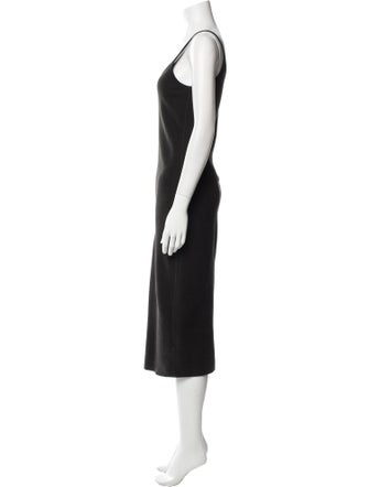 James Perse V-Neck Midi Length Dress