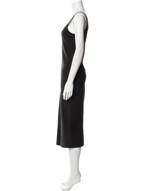 James Perse V-Neck Midi Length Dress