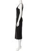 James Perse V-Neck Midi Length Dress
