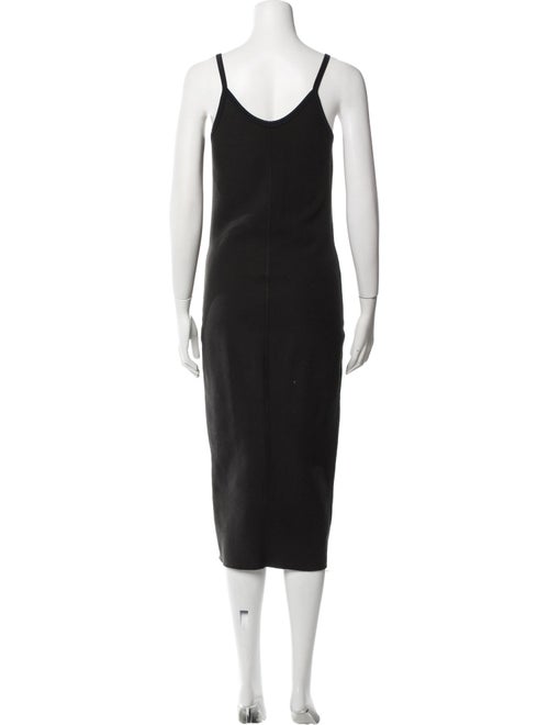James Perse V-Neck Midi Length Dress