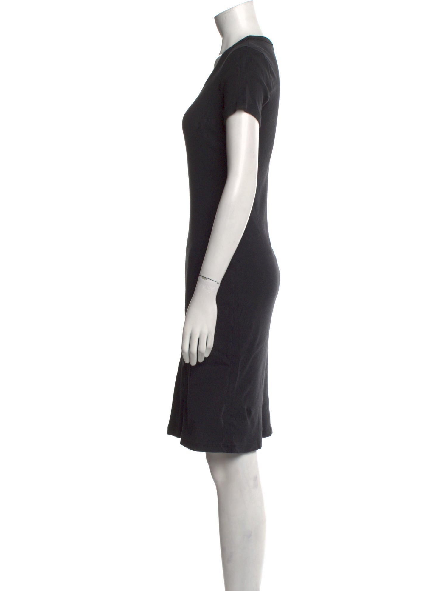 James Perse Scoop Neck Knee-Length Dress