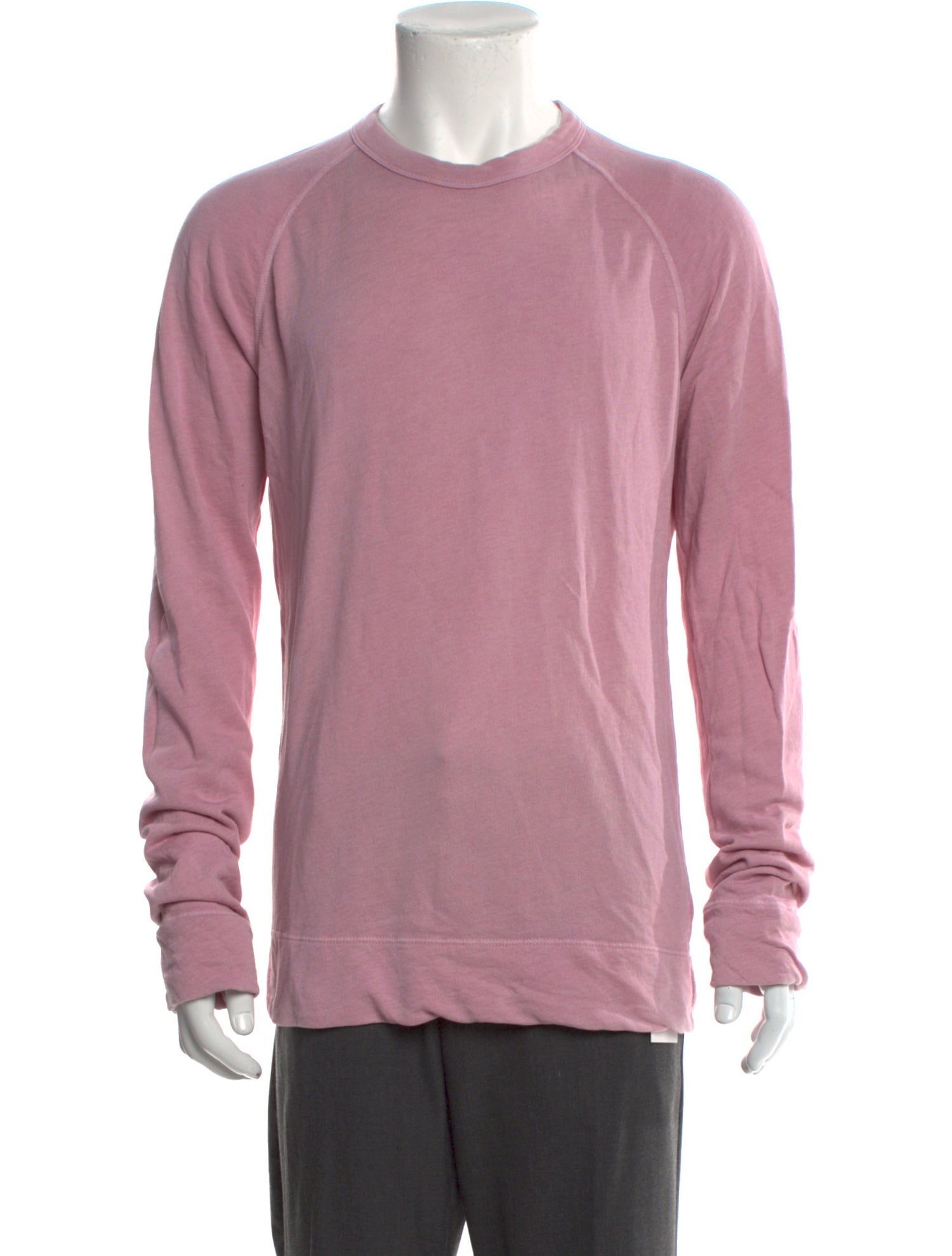 James Perse Crew Neck Long Sleeve Pullover