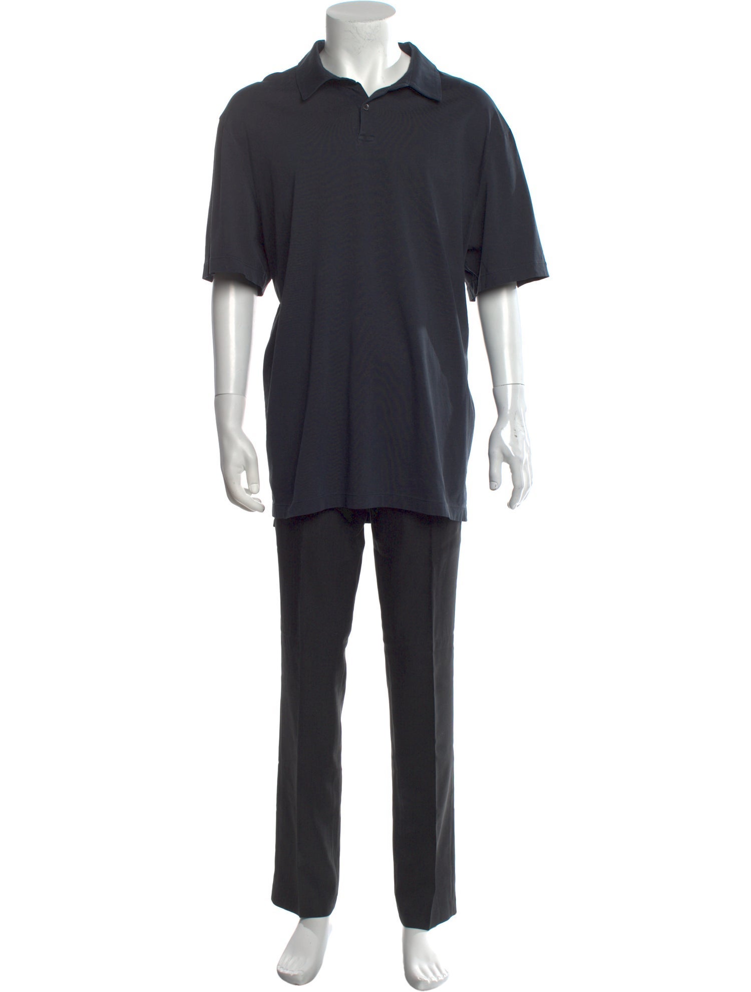 James Perse Collar Short Sleeve Polo Shirt