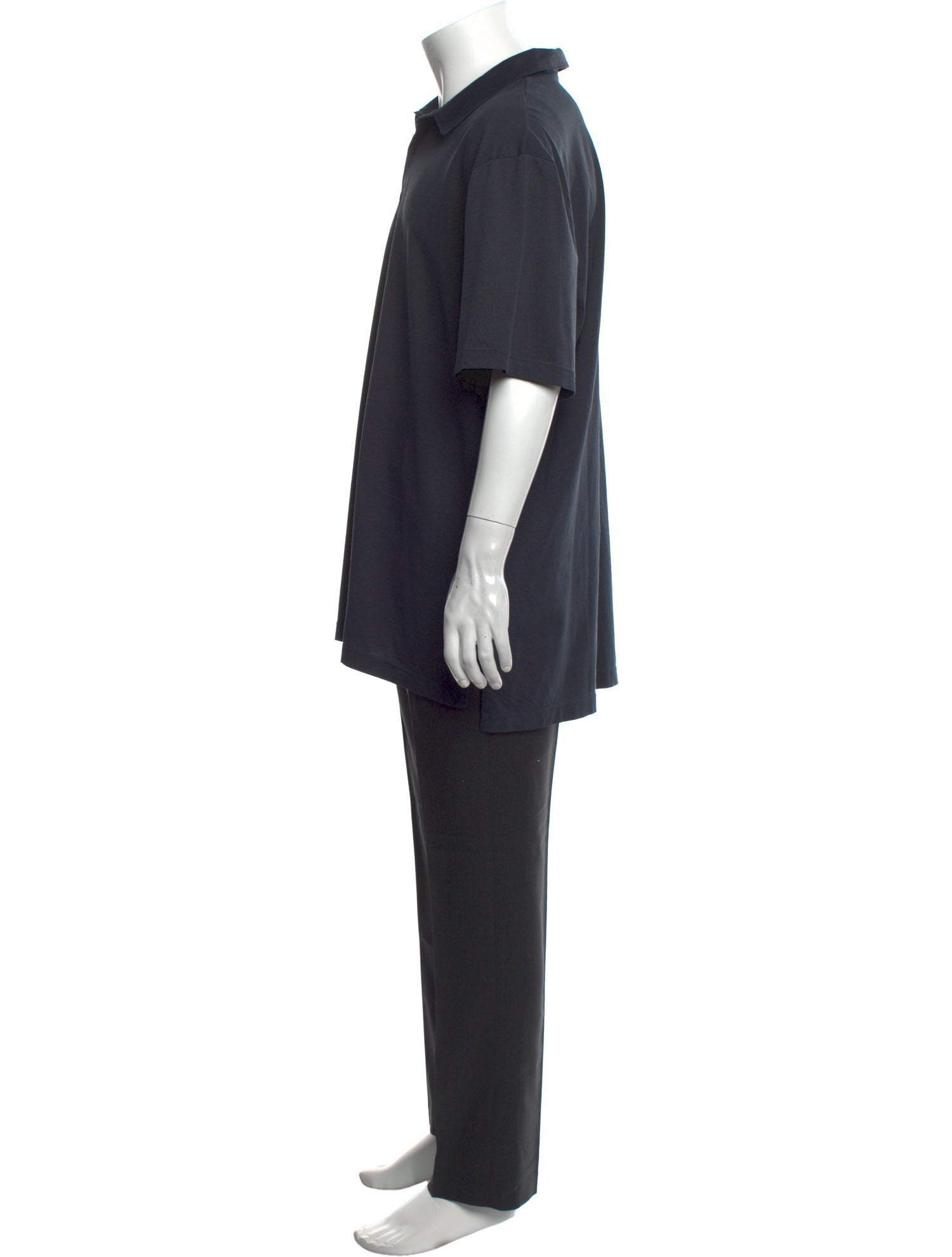 James Perse Collar Short Sleeve Polo Shirt