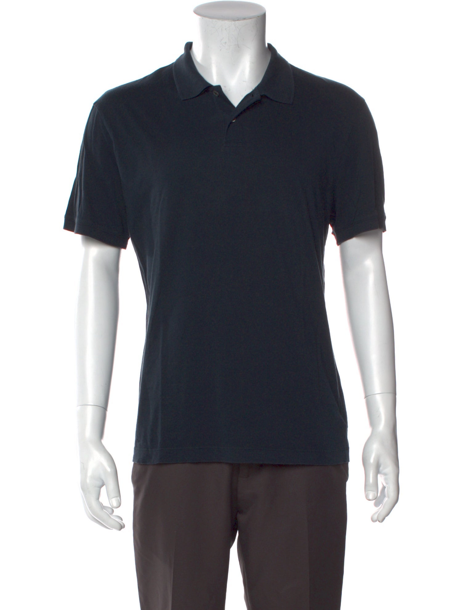 James Perse Collar Short Sleeve Polo Shirt
