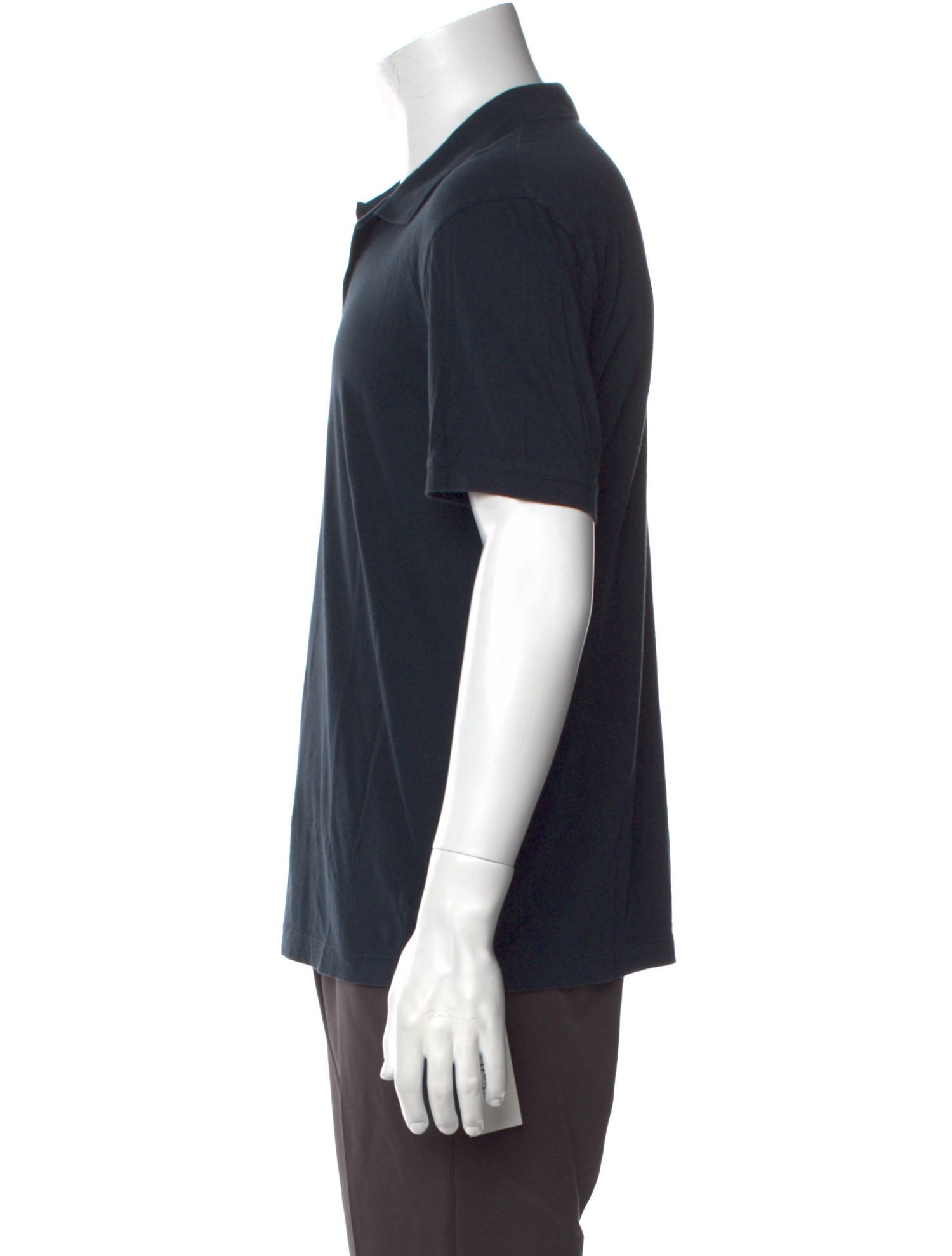 James Perse Collar Short Sleeve Polo Shirt