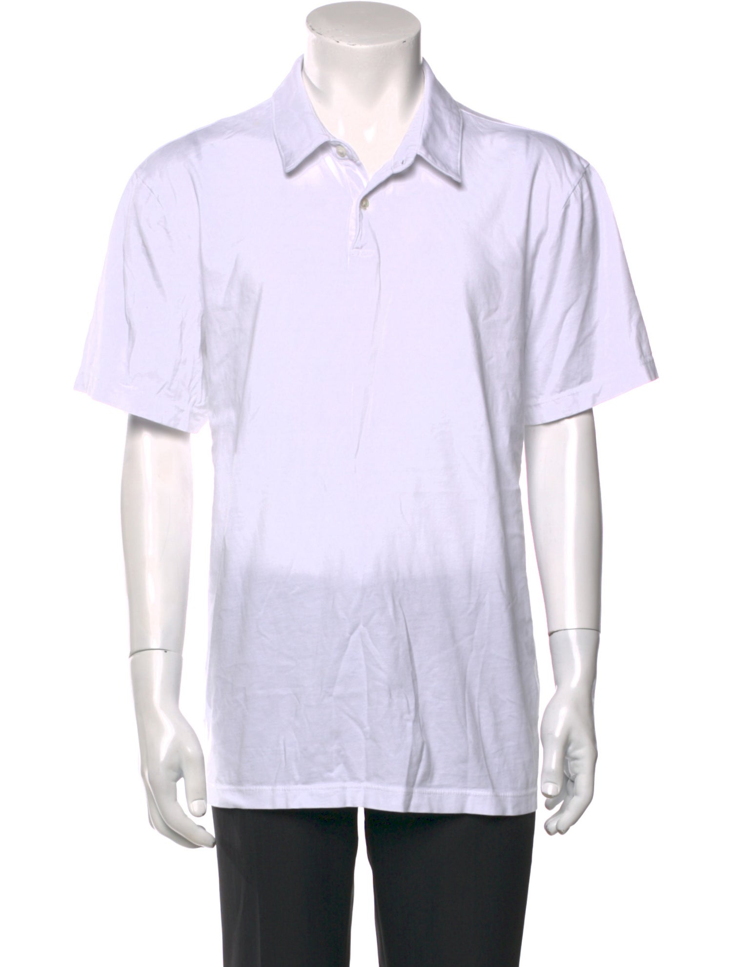 James Perse Collar Short Sleeve Polo Shirt