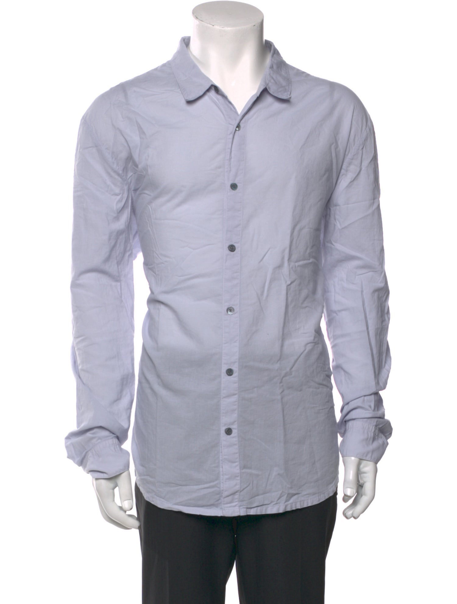 James Perse TB Monogram Long Sleeve Dress Shirt