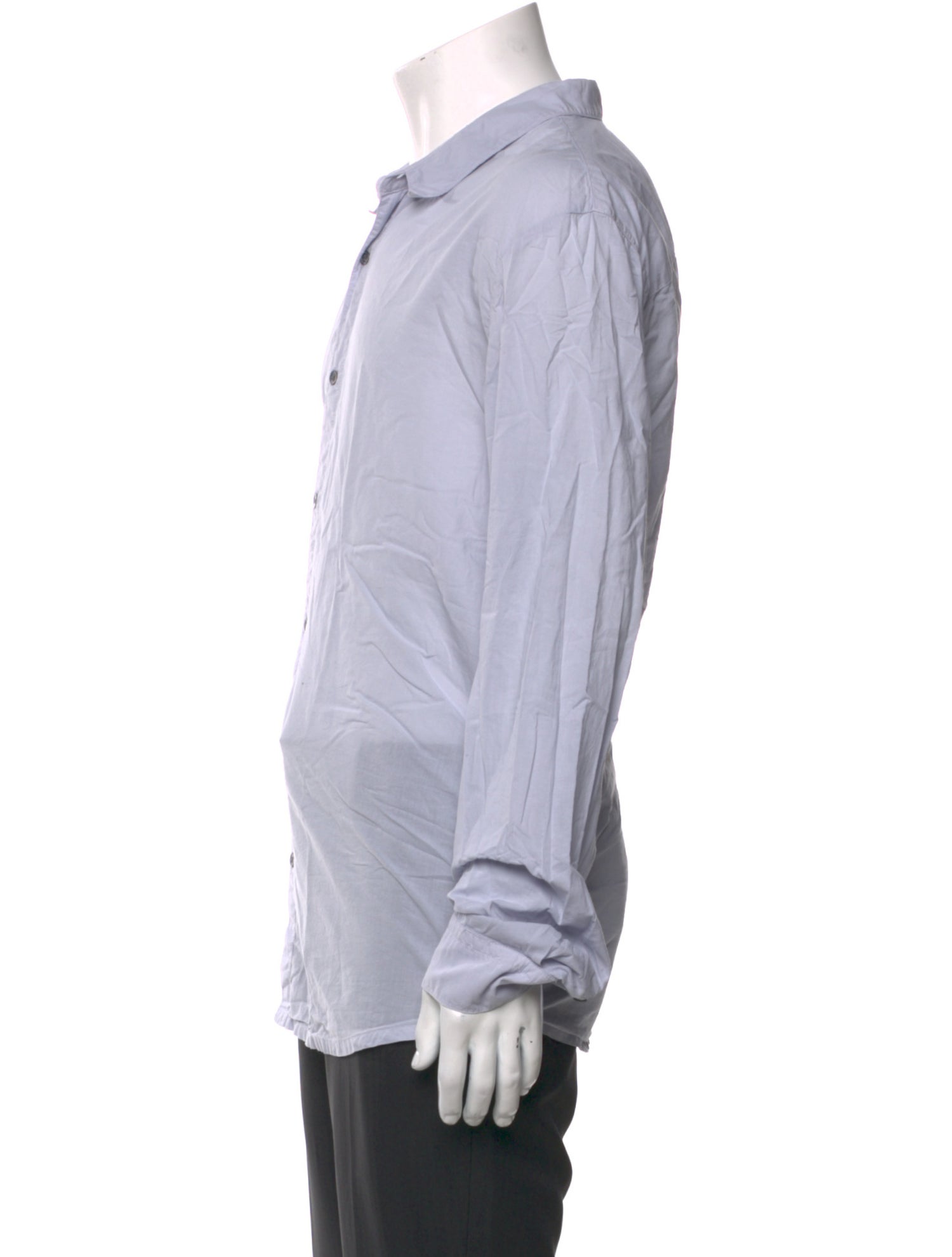 James Perse TB Monogram Long Sleeve Dress Shirt