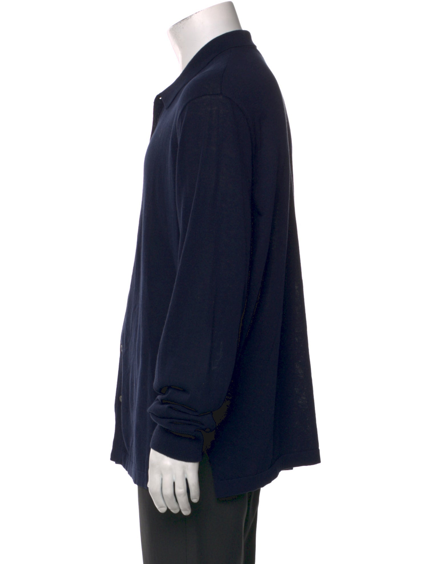 James Perse Collar Long Sleeve Cardigan