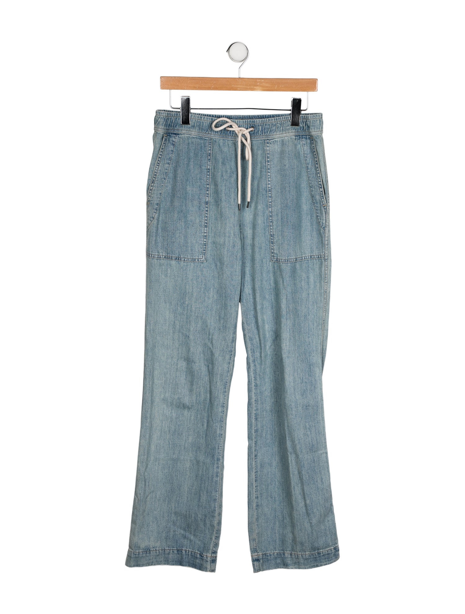 James Perse High-Rise Wide Leg Jeans