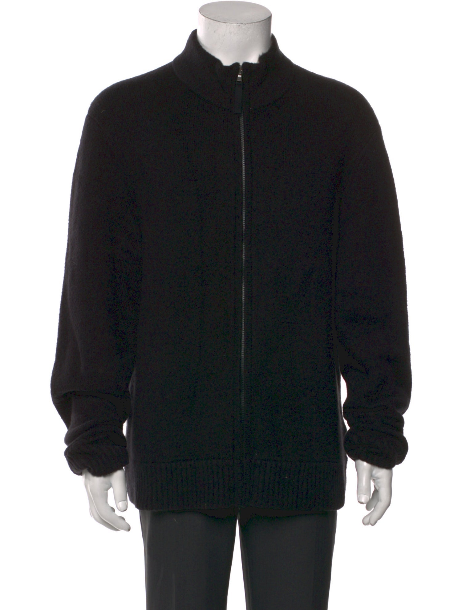 James Perse Mock Neck Long Sleeve Cardigan