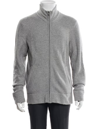 James Perse Mock Neck Long Sleeve Cardigan