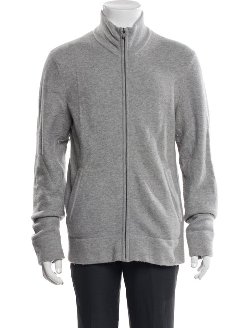 James Perse Mock Neck Long Sleeve Cardigan