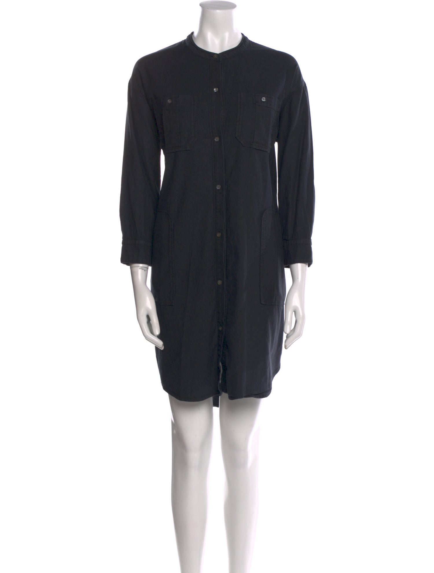 James Perse Crew Neck Knee-Length Dress