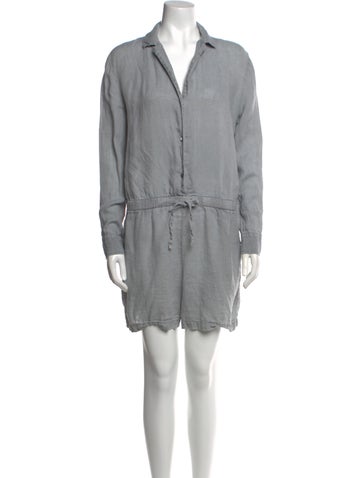 James Perse Jumpsuits and Rompers Linen V-Neck Romper M