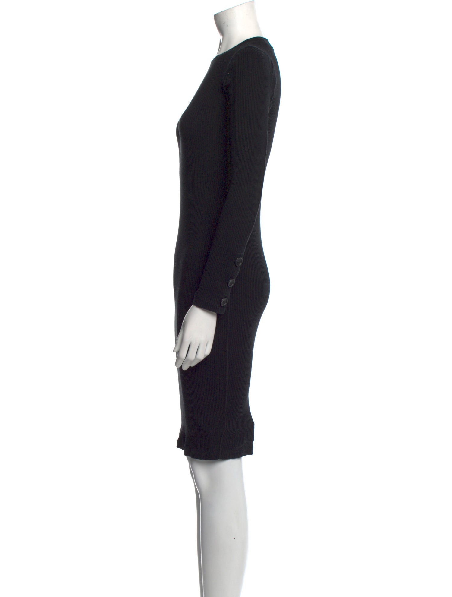James Perse Crew Neck Knee-Length Dress