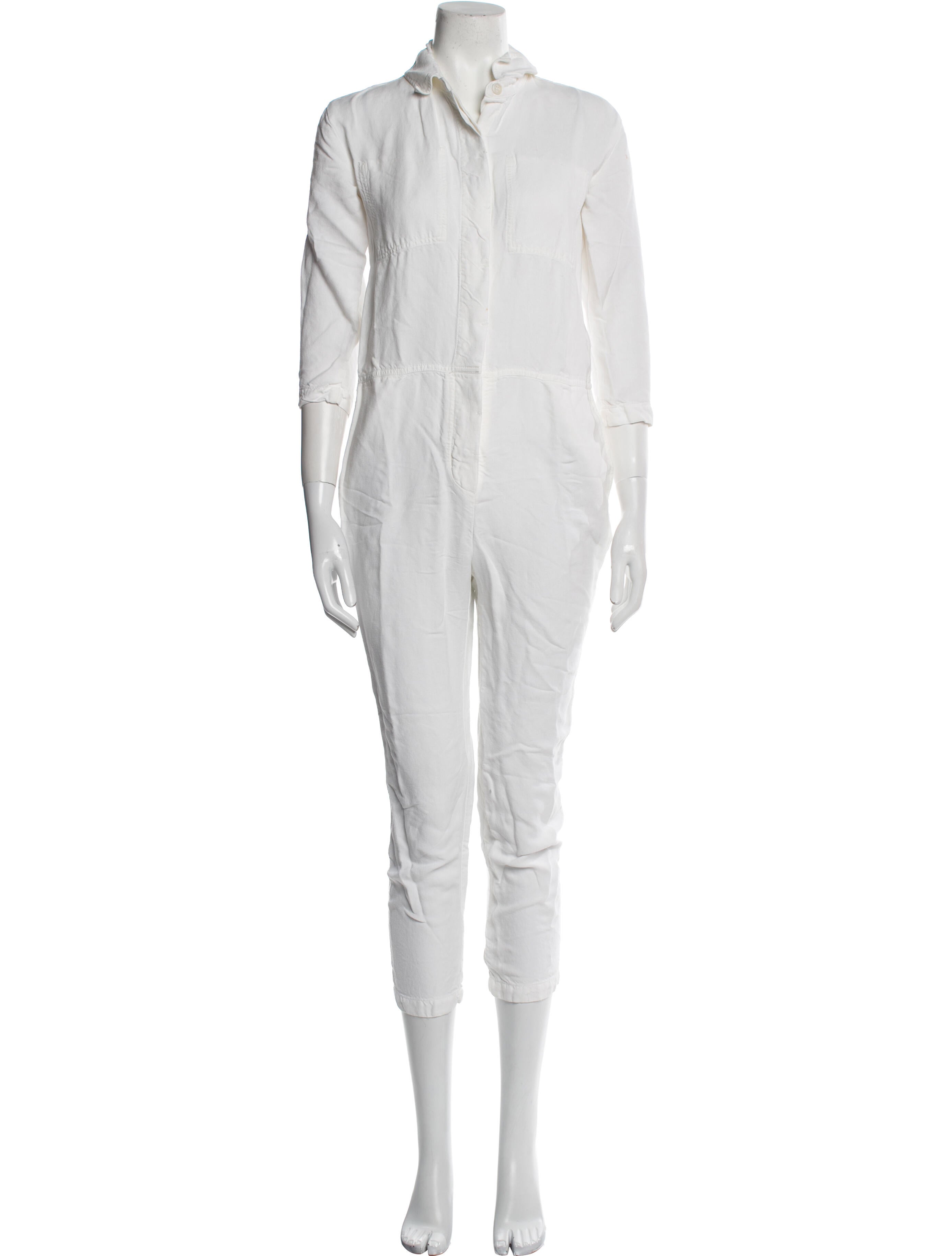 James Perse Linen V-Neck Jumpsuit