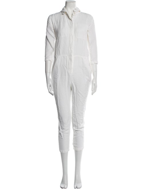 James Perse Linen V-Neck Jumpsuit