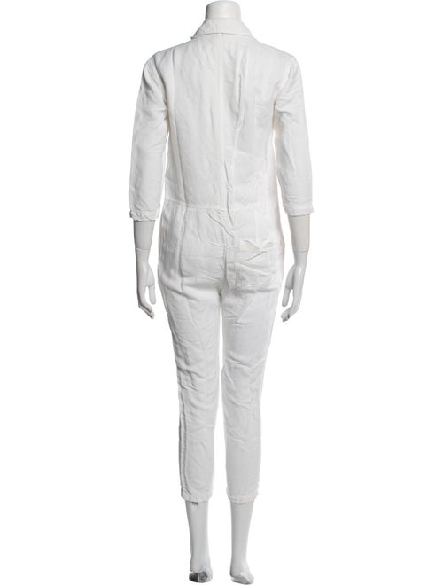 James Perse Linen V-Neck Jumpsuit