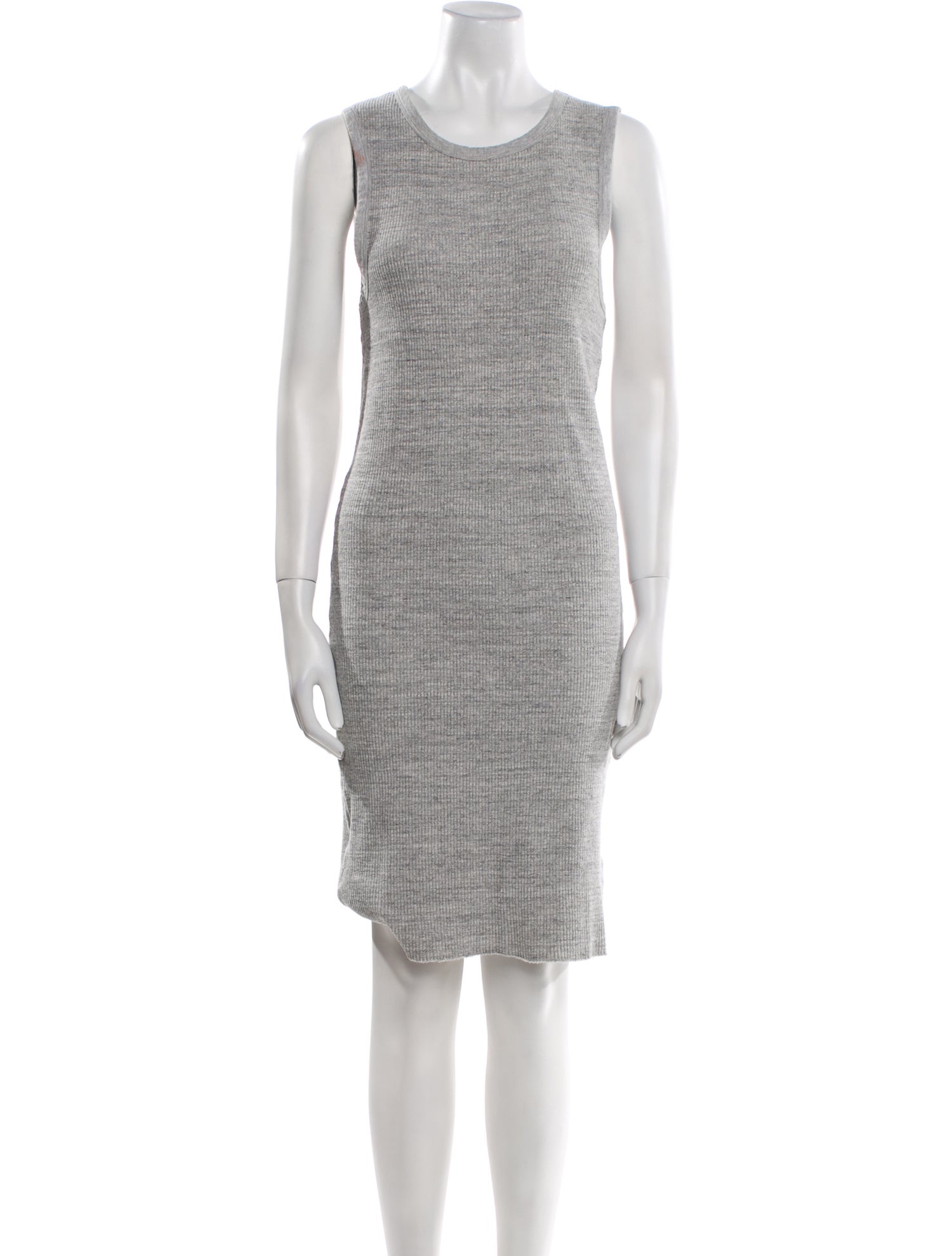 James Perse Crew Neck Knee-Length Dress