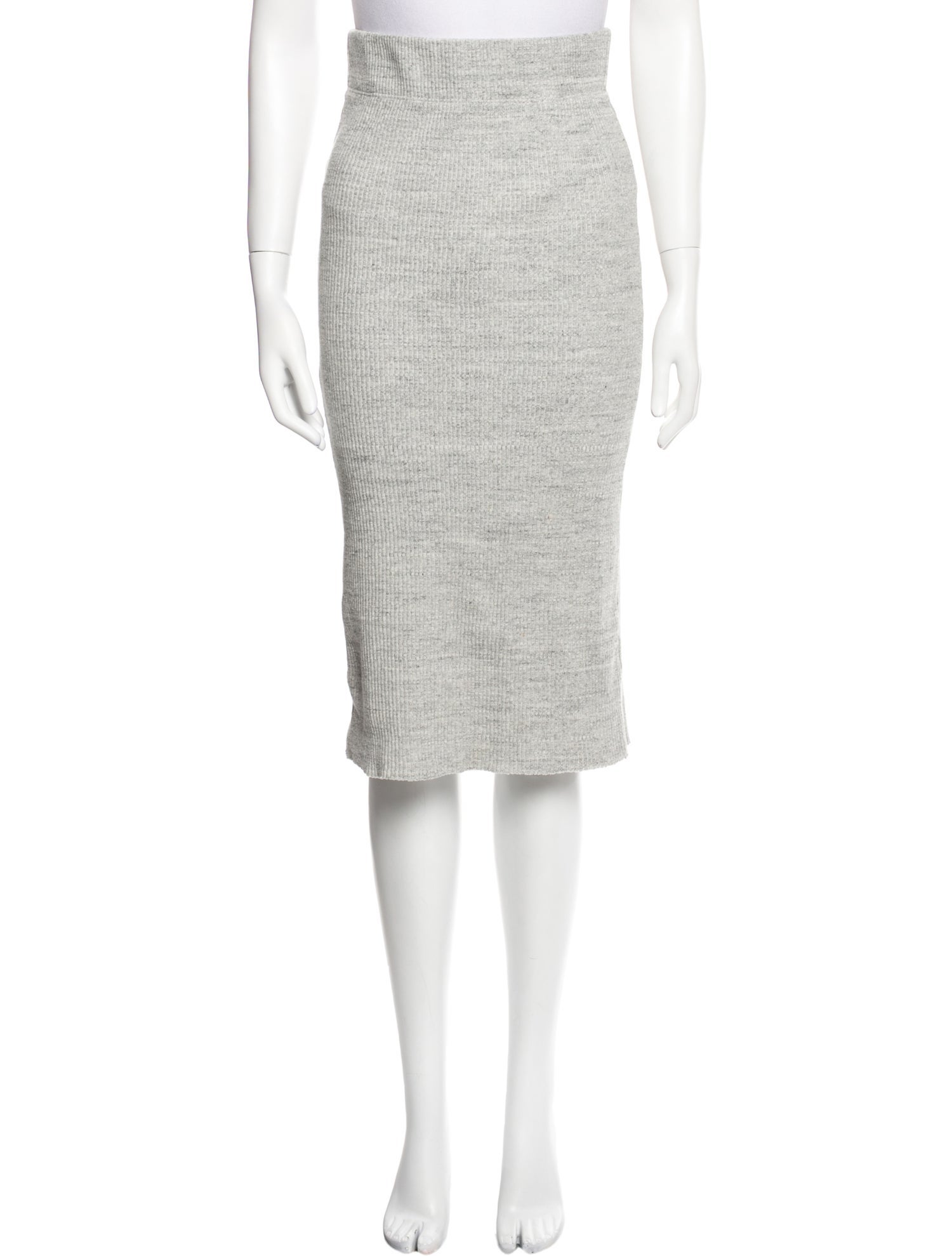 James Perse Printed Knee-Length Skirt