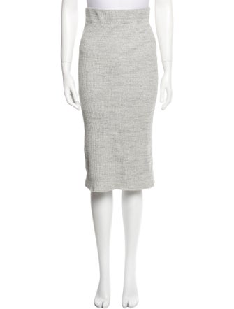 James Perse Printed Knee-Length Skirt