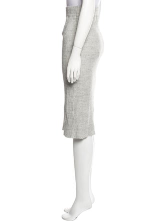 James Perse Printed Knee-Length Skirt