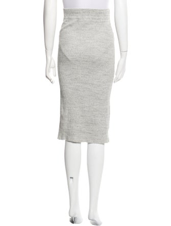 James Perse Printed Knee-Length Skirt